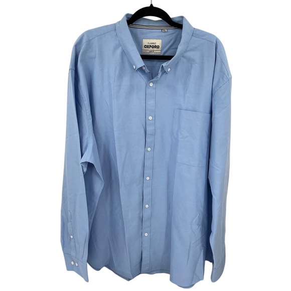 Men's Classic‎ Oxford Button Down Size 4XL #1137 - Picture 1 of 7